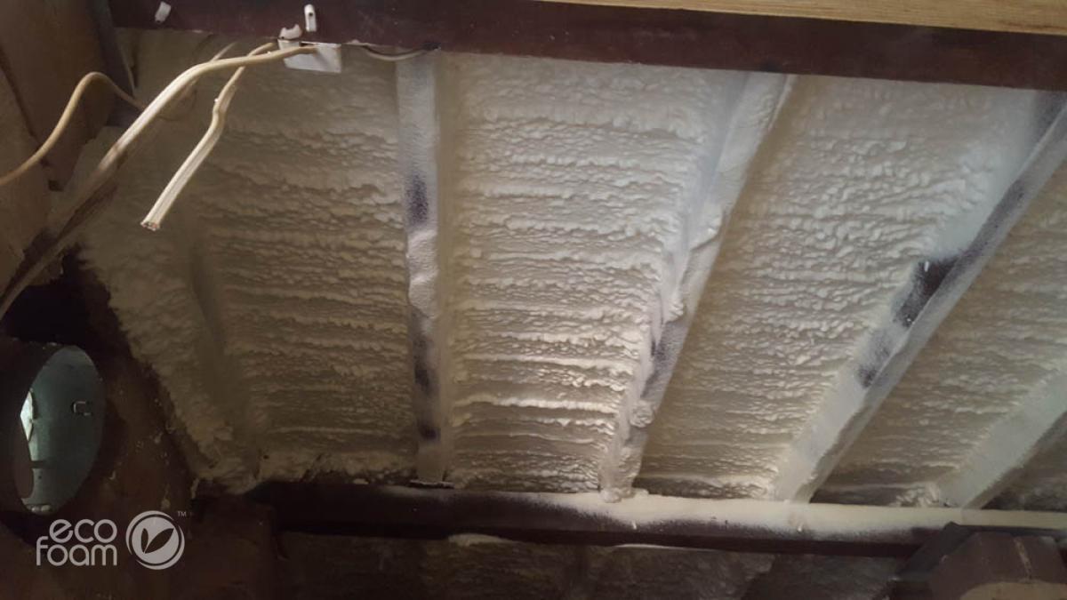 Underfloor Spray Foam Insulation